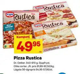 City Gross Pizza Rustica, SEK 49.95 erbjuda