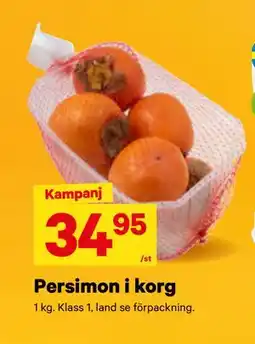 City Gross Persimon i korg, SEK 34.95 erbjuda