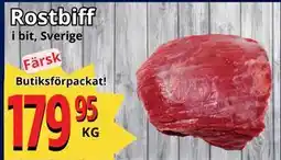 Supergrossen Rostbiff, SEK 179.95 erbjuda