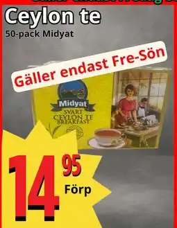 Supergrossen Ceylon te, SEK 14.95 erbjuda