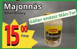 Supergrossen Majonnäs, SEK 15 erbjuda