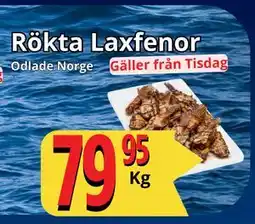 Supergrossen Rökta Laxfenor, SEK 79.95 erbjuda