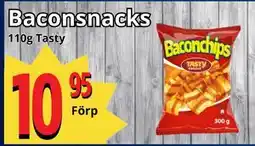 Supergrossen Baconsnacks, SEK 10.95 erbjuda