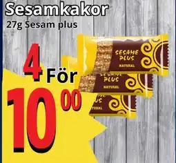 Supergrossen Sesamkakor, SEK 10 erbjuda