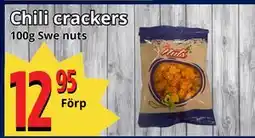 Supergrossen Chili crackers, SEK 12.95 erbjuda