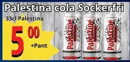 Supergrossen Palestina cola Sockerfri, SEK 5 erbjuda
