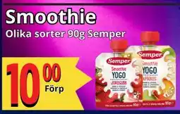 Supergrossen Smoothie, SEK 10 erbjuda