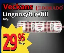 Supergrossen Lingonsylt refill, SEK 29.95 erbjuda