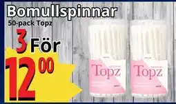 Supergrossen Bomullspinnar, SEK 12 erbjuda