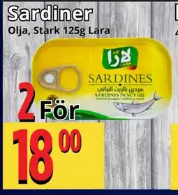 Supergrossen Sardiner, SEK 18 erbjuda