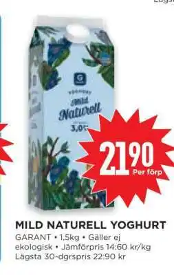 Willys Mild Naturell Yoghurt erbjuda