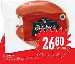 Willys Falukorv erbjuda