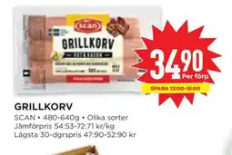 Willys Grillkorv erbjuda