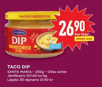 Willys TACO DIP erbjuda