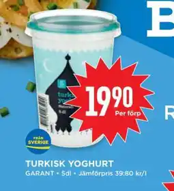 Willys TURKISK YOGHURT erbjuda