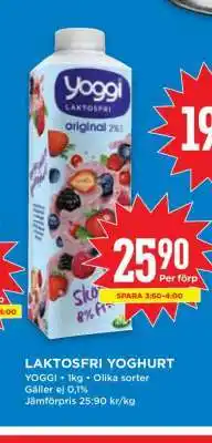 Willys LAKTOSFRI YOGHURT erbjuda