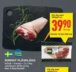 Willys Rimmat Fläsklägg erbjuda