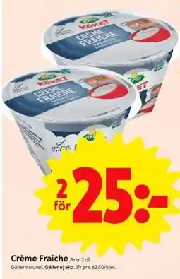 ICA Supermarket CRÈME FRAICHE erbjuda