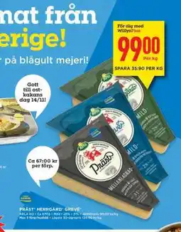 Willys PRÄST , HERGÅRD , GREVÉ erbjuda