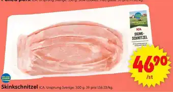 ICA Supermarket Skinkschnitzel erbjuda