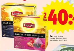 ICA Supermarket Lipton Tea erbjuda
