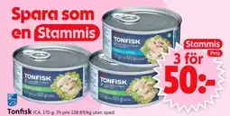 ICA Supermarket Tonfisk ICA erbjuda