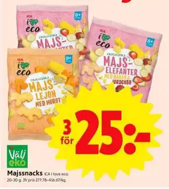 ICA Supermarket Majssnacks erbjuda