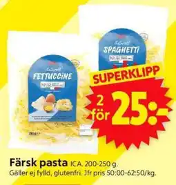 ICA Supermarket Färsk Pasta erbjuda