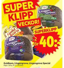 ICA Supermarket Guldkorn, Lingongrova, Lingongrova Special erbjuda