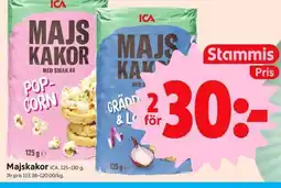 ICA Supermarket MAJSKAKOR erbjuda