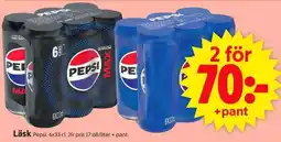 ICA Supermarket Läsk Pepsi erbjuda