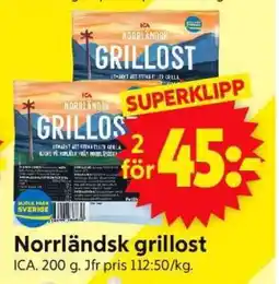 ICA Supermarket NORRLÄNDSK GRILLOST erbjuda