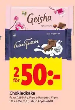 ICA Supermarket Chokladkaka erbjuda
