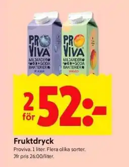 ICA Supermarket FRUKTDRYCK erbjuda