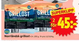 ICA Supermarket NORRLÄNDSK GRILLOST erbjuda