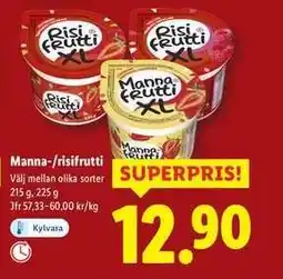 Lidl Manna-/risifrutti erbjuda