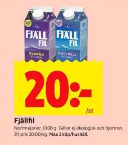 ICA Supermarket FJÄLLFIL erbjuda