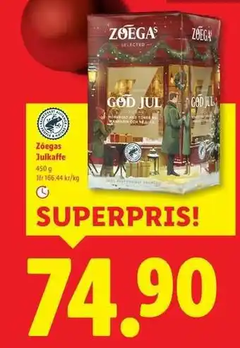 Lidl Zoégas julkaffe erbjuda