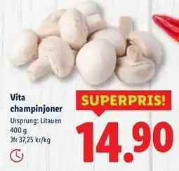 Lidl Vita champinjoner erbjuda