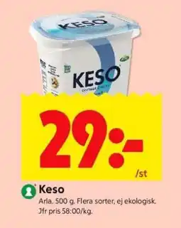 ICA Supermarket KESÓ erbjuda