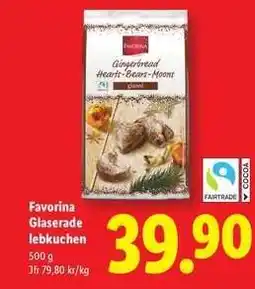 Lidl Favorina Glaserade Lebkuchen erbjuda