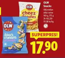 Lidl OLW snacks erbjuda