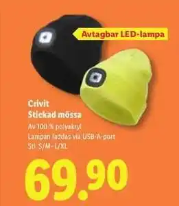 CRIVIT Stickad mössa