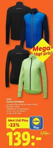 Lidl Crivit Thermo-hybridjacka erbjuda