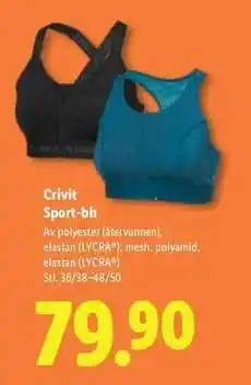 Lidl CRIVIT Sport-BH erbjuda