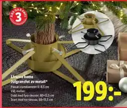 Lidl LIVARNO home Julgransfot av metall erbjuda