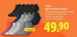 Lidl Crivit Sport-/sneakerstrumpor erbjuda