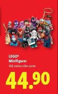 Lidl LEGO Minifigurer erbjuda