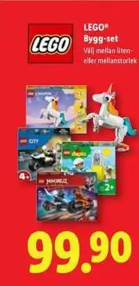 Lidl LEGO Bygg-set erbjuda
