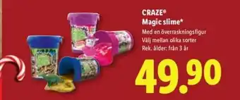 Lidl Craze magic slime erbjuda